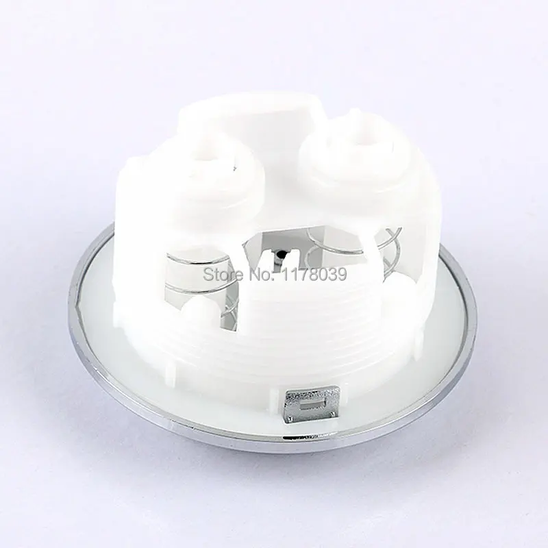 One-piece Toilet Water tank push buttons,Round toilet flush Double button,Suitable for water tank cover hole 46-54mm,J17396