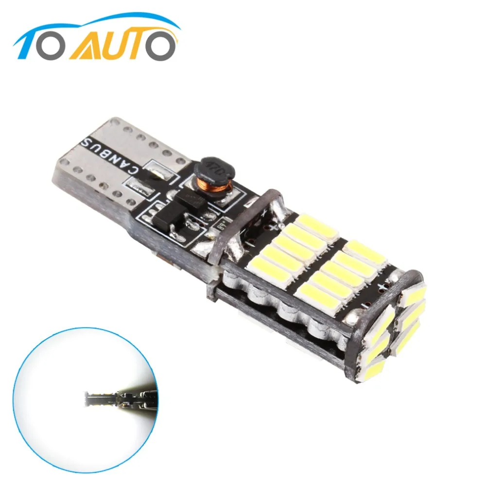 T10 W5W 194 501 LED Canbus No Error Car Lights 26 SMD 4014 Chip White Reading Instrument Light Bulb White 12V 5w5 Auto 6000K