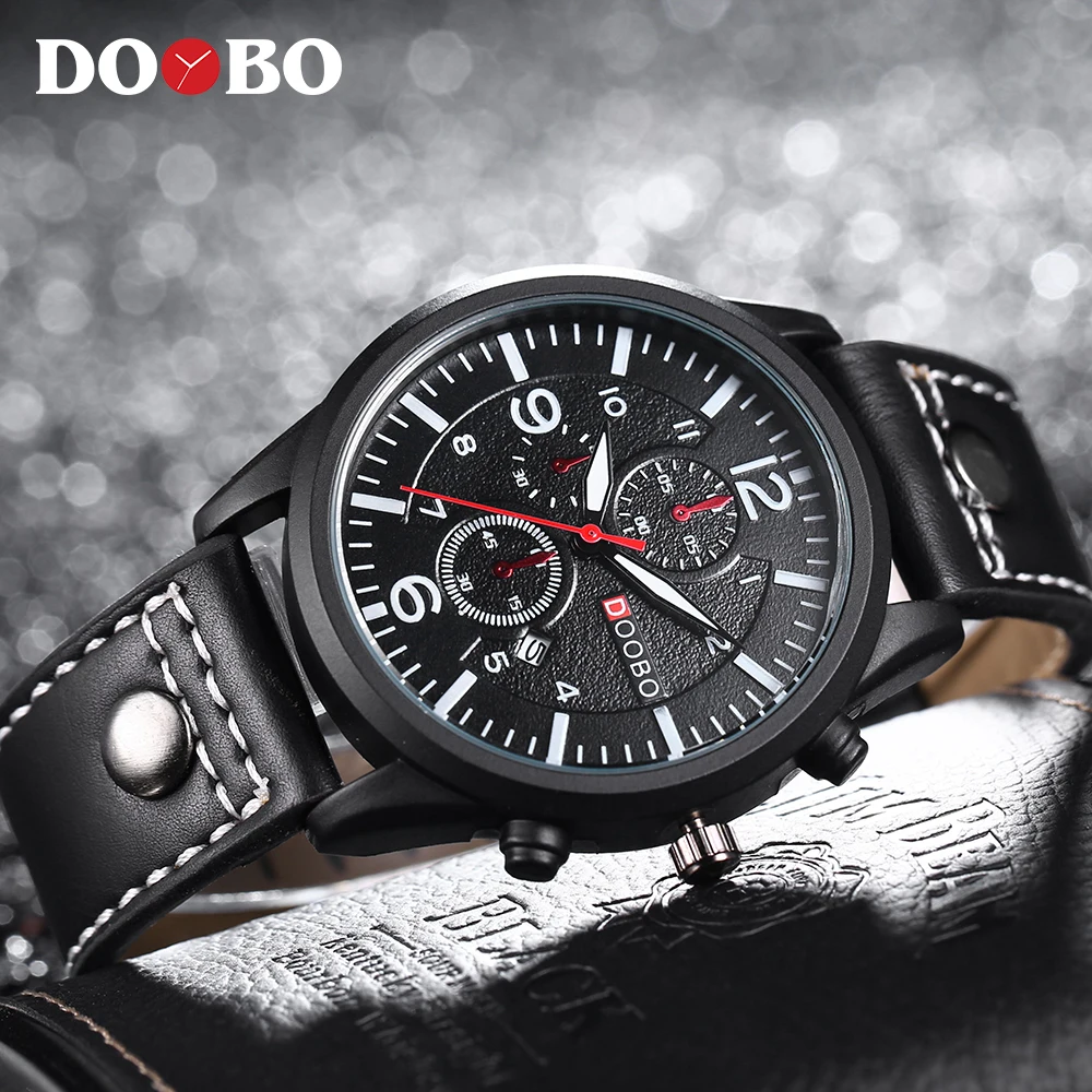 

DOOBO Men's Watch Fashion Top Brand Luxury Watch Men Watch Auot Date Waterproof Watches Clock reloj hombre relogio masculino