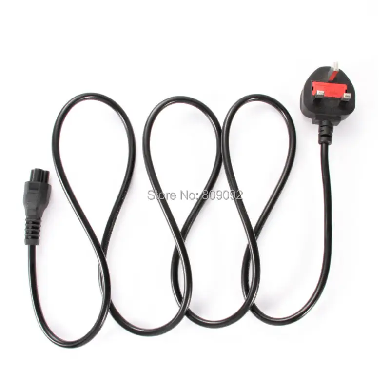 UK/AU/EU Plug C5 to 3 Pin for Laptop AC Power Charger Lead Cable Cord for Laptop Notebook PC