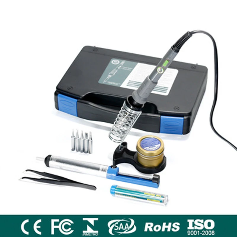 

YIHUA 947-III 60W adjustable temperature soldering iron 220V with switch tool set