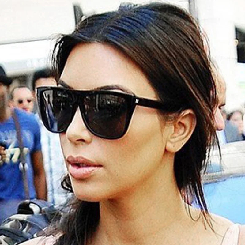 

Fesihini 2024 Italy Luxury Oversized Sunglasses Women Brand Designer Retro Frame Gradien Sun Glasses Ladies Trendy Big oculos