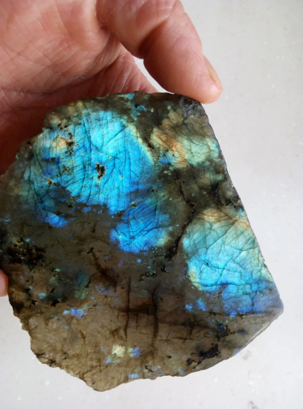 

4.22" Labradorite Raw Rough Natural Crystal Mineral Specimen 178g