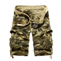 2025 nuevo camuflaje pantalones cortos de carga sueltos hombres fresco verano militar Camo pantalones cortos Homme pantalones cortos de carga tácticos Envío Directo