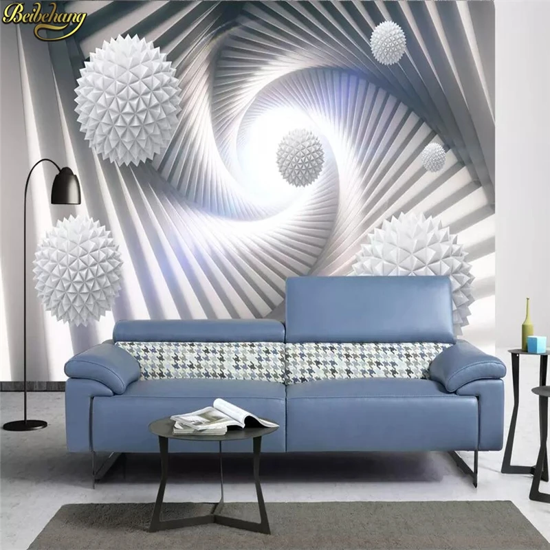 

beibehang Custom Abstract sphere Mural Wallpapers for Living Room bedroom TV Sofa Backdrop papel mural Wall Decor Wallpaper 3 D