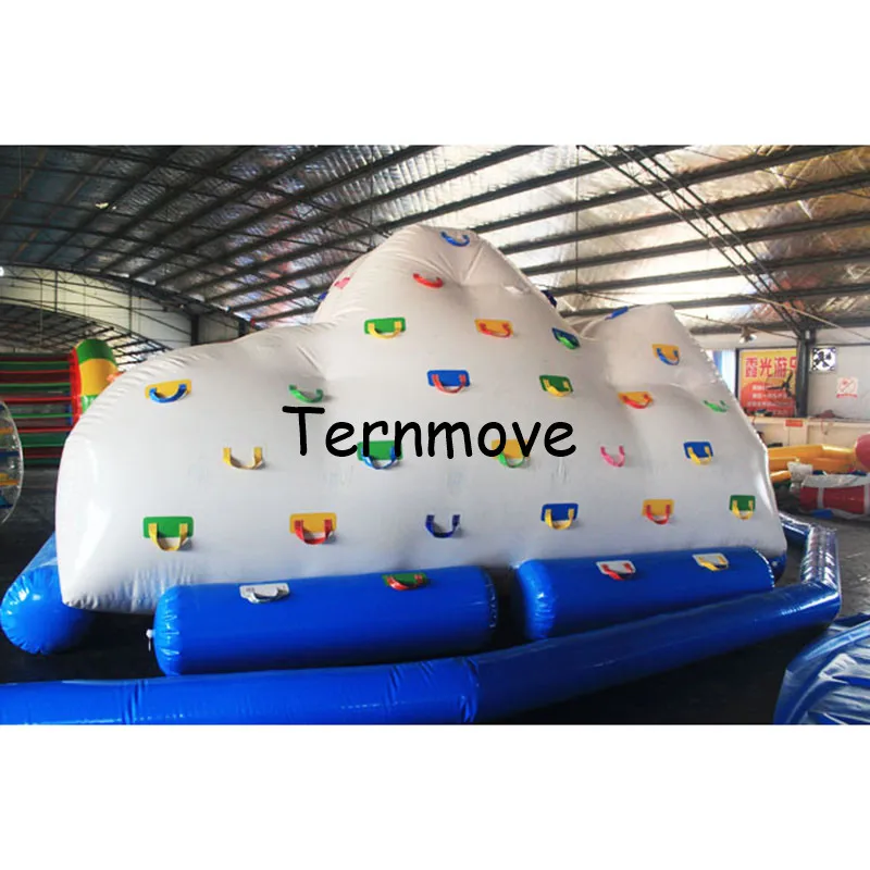 3m Long Pool inflatable toys climbing mountain water iceberg climbing wall water slide floating slide toy