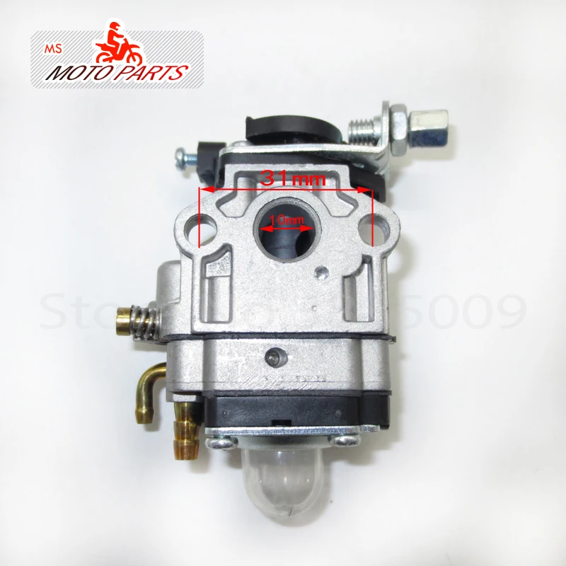 Gasoline Brushcutter 15mm/10mm  Carburetor Carb For CG430/520 Trimmer spare parts 40-5/44-5,43cc/47cc/49cc/52cc