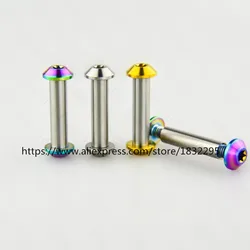 1 pcs M6& 8*33mm Titanium alloy Scooters roller skates cycle bike bicycle shock absorbers Nut & Bolts Screws