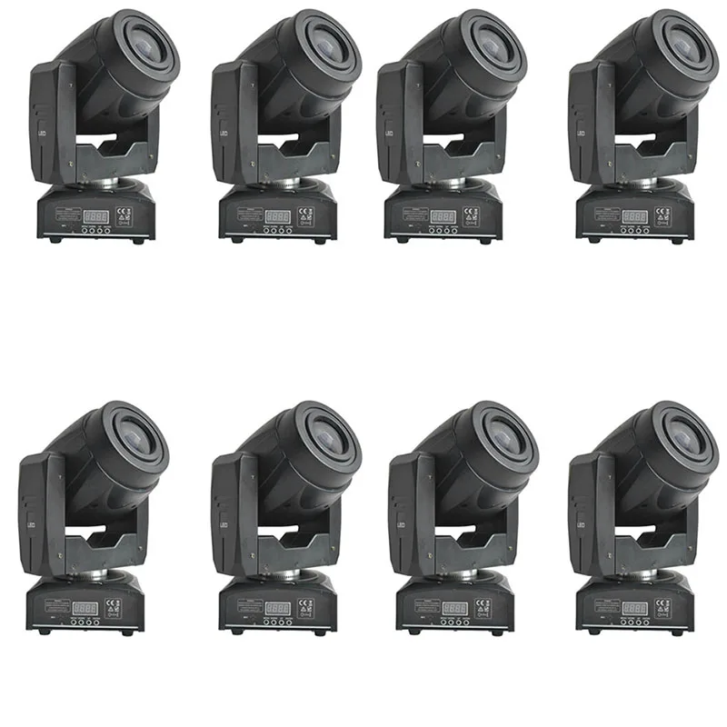 

8pcs Hot sale DMX mini gobo moving head 60W Led Moving Head Gobos Spot Dj Disco Lighting nightclub led light for party show hall