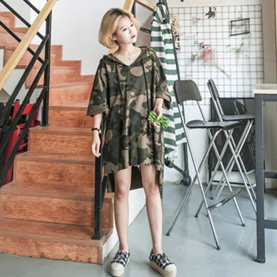 Autunno/Estate Più Nuovo Camouflage Donne Felpe Cappotto a maniche lunghe Con Cappuccio Giubbotti delle Donne di Harajuku Donne di Stile Felpa