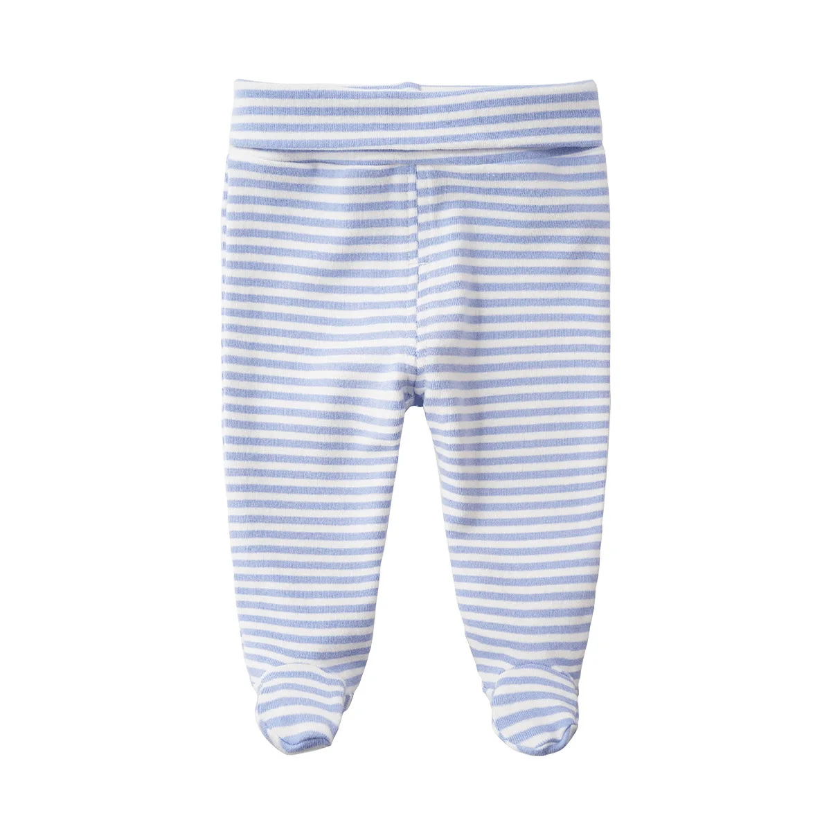 Newborn Baby Boy And Girls Pants 0-3-6 Kids Pure Cotton High Waist Trousers Spring Autumn Floor Pants Long Socks Cute Baby