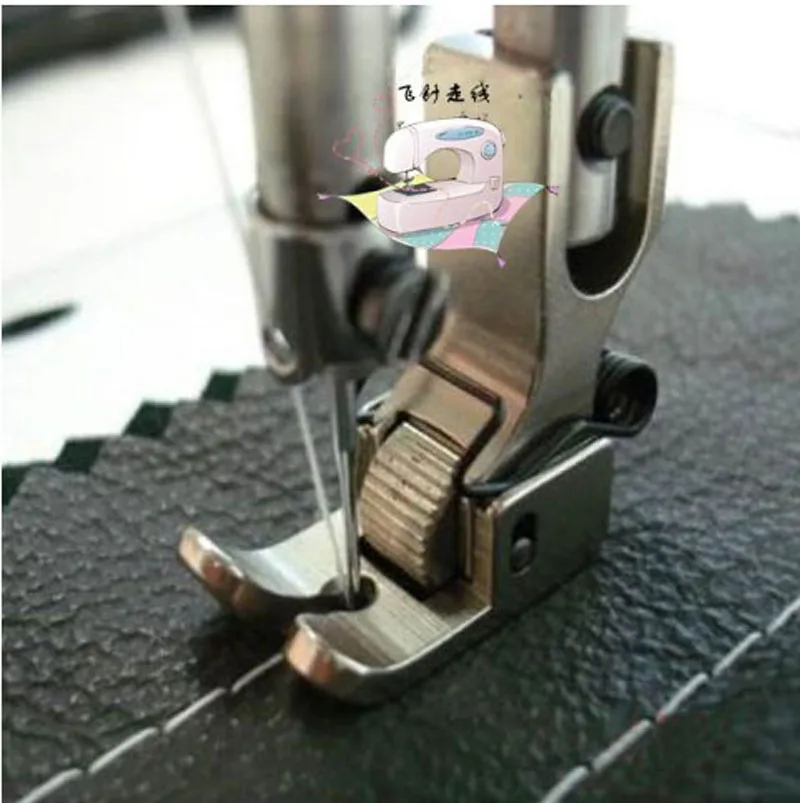 R2E Industrial Sewing Machine Flat Car  Leather Thick Material Pressure Foot Belt With 1 Bearing