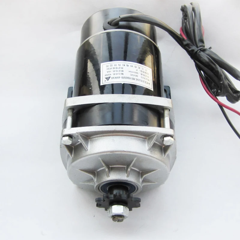 36V 450W Brush Motor MY1020ZXFH Electric Tricycle Scooter Decelerating Motor with Fan Unite Electric Scooter Accessories 