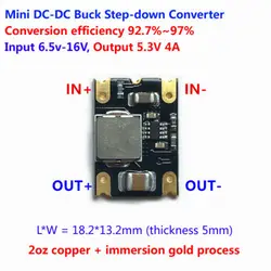 97% Mini DC-DC 15V 12V 9V 7.4V to 5V 4A Step-down Buck Power Converter Charging Voltage Regulator Module