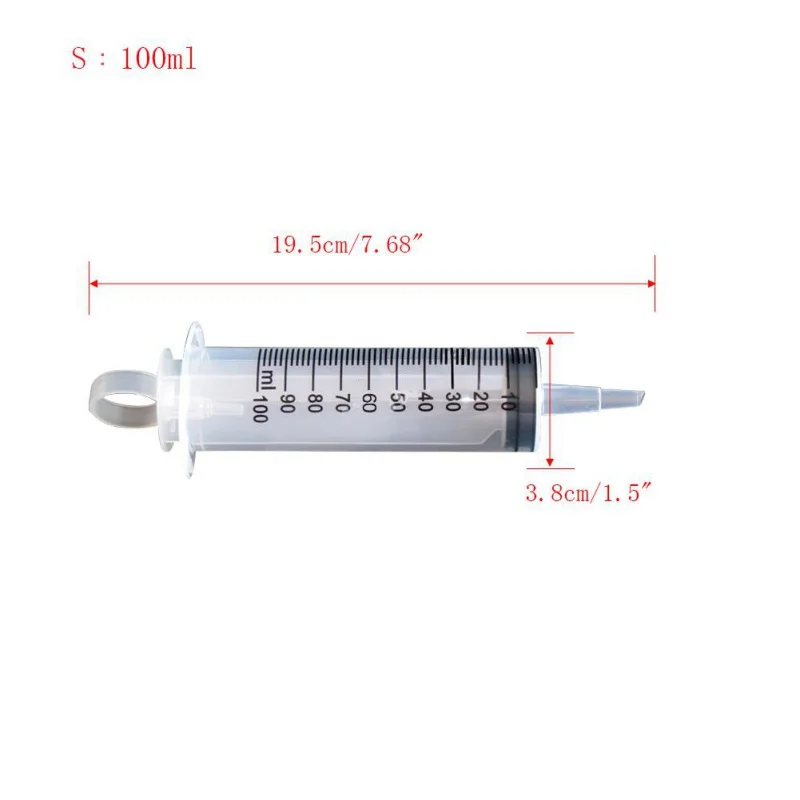 Pet Feeder Reusable Liquid Water Plastic Needle Tube, Large-Capacity Injection Syringe for Small Dogs, Dropship, 100 ml, 150ml