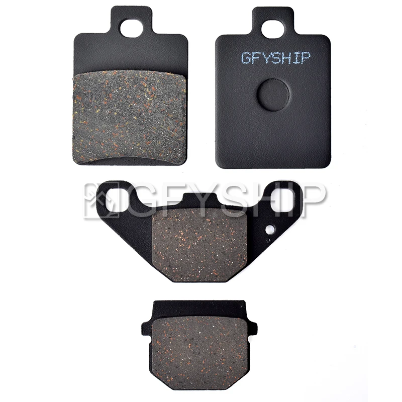 for Piaggio NRG 50 Power DD Pure Jet Silver Bullet 2004-2018 2005 2017  Motorcycle Brake Pads Front  Rear Pad Moto Accessories