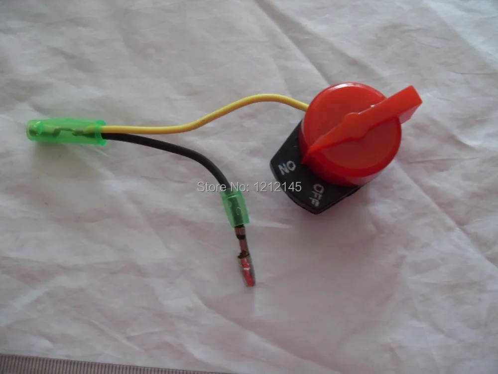 Two Wires Stop Switch,152F154F 168F 170F 188F 190F Double Wires Flameout Switch,2KW 5KW Generator Parts