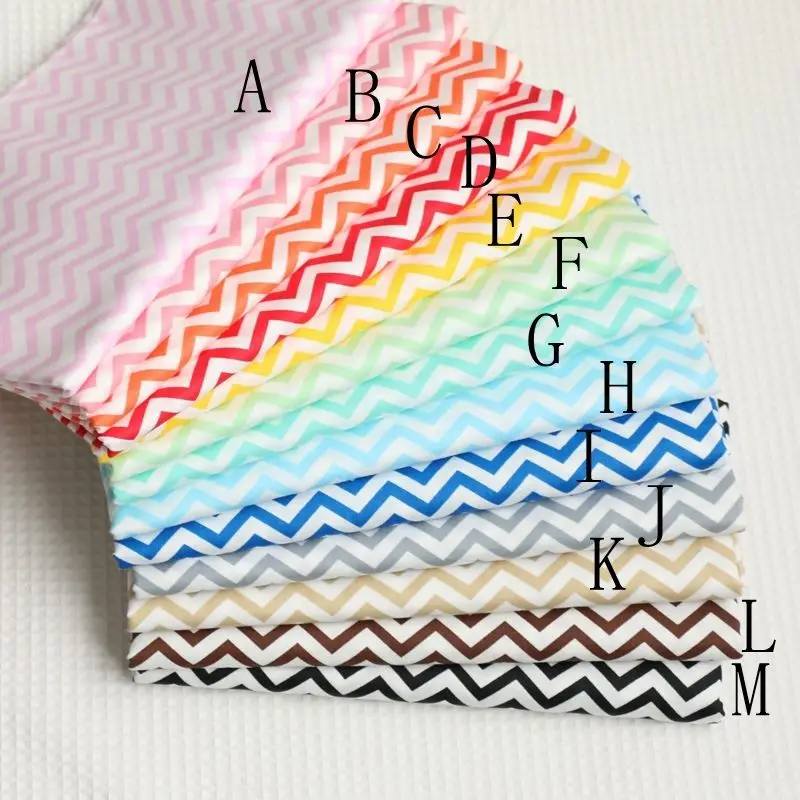 

Delicate 1 Meter X 160CM Stripe wave pattern 100% cotton Fabric Quilting Clothes Home Textile Bedding Sewing Doll Cloth DIY A85