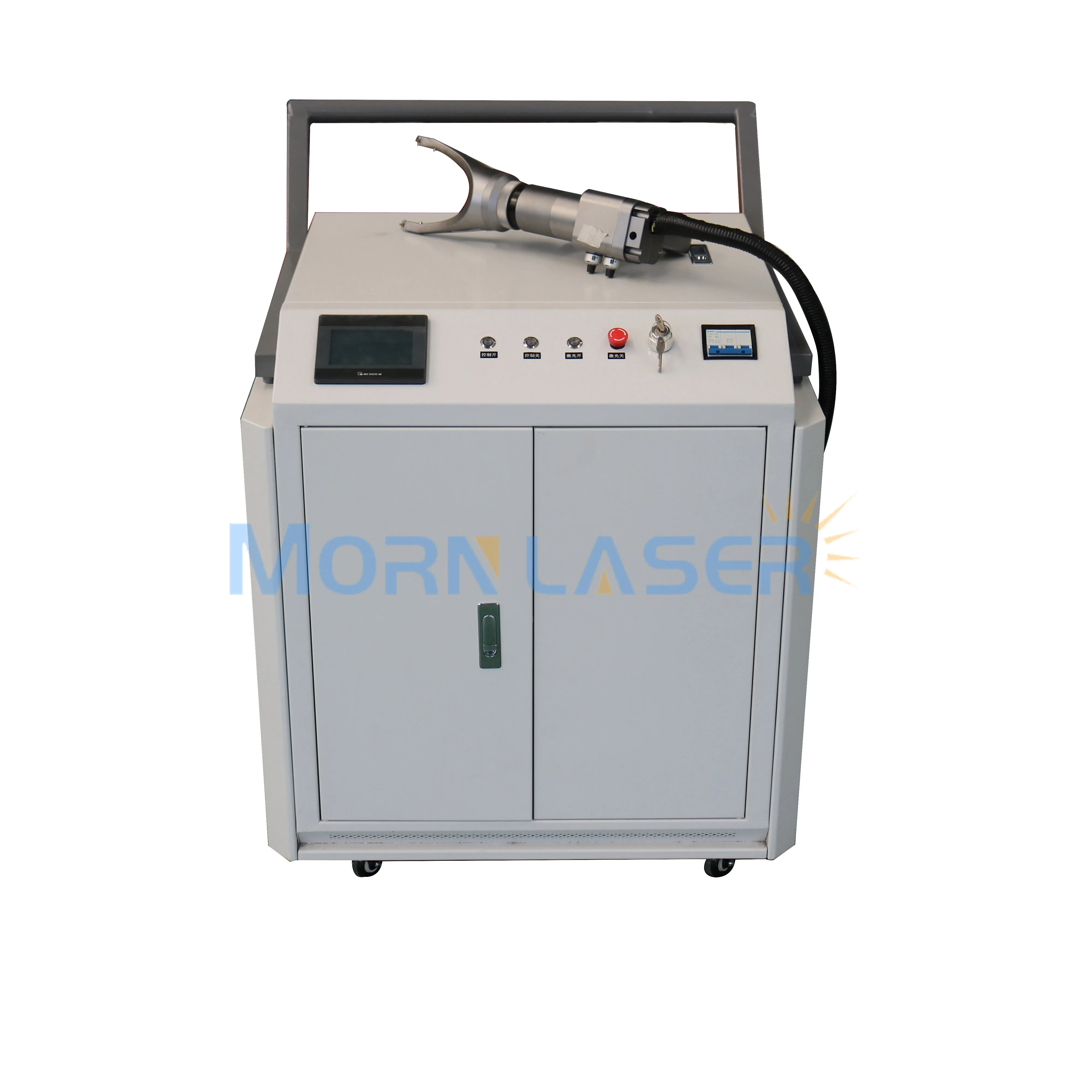 CE High Precision Automatic Handheld fiber metal laser cleaning machine for Removing Surface