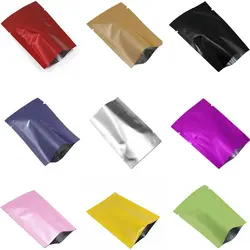 300Pcs 6x9cm Colorful Aluminum Foil Packaging Bag Snack Coffee Storage bag Food Grade Mylar Pouch Open Top Heat Seal Vacuum Bag