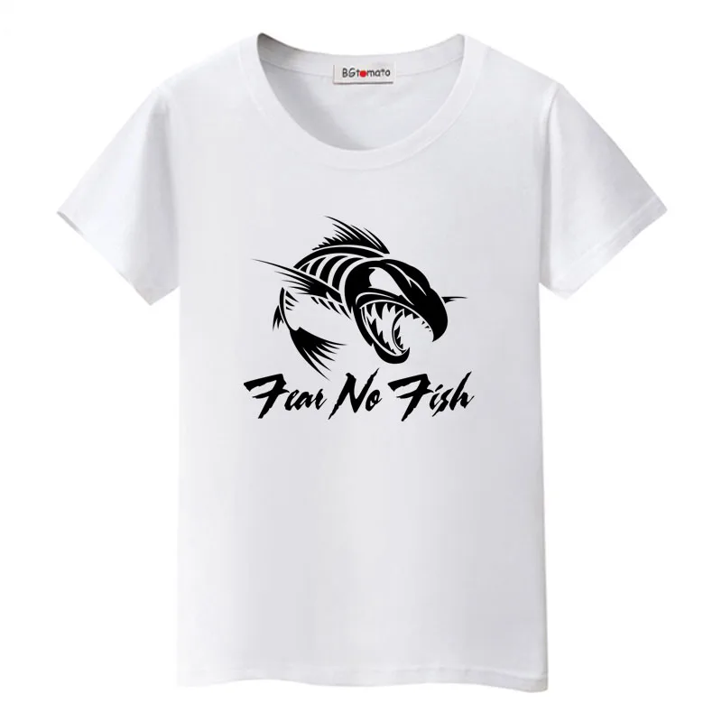 

Skull fish fashion T-shirt summer hip hop shirts Women short sleeve casual tops tees