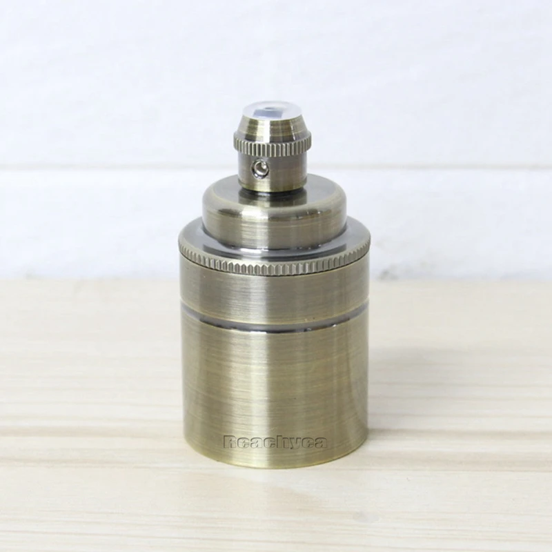 Vintage Brass Bulb Holder E27 Screw Lamp Socket Fittings For Retro Pendant Lights image 3