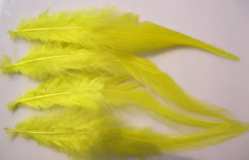 Natural Feather Mixed Color 4-6\'\' 200pcs/lot Schlappen Rooster Hackle Feathers  Loose Real Chicken Feathers,11colours for choice