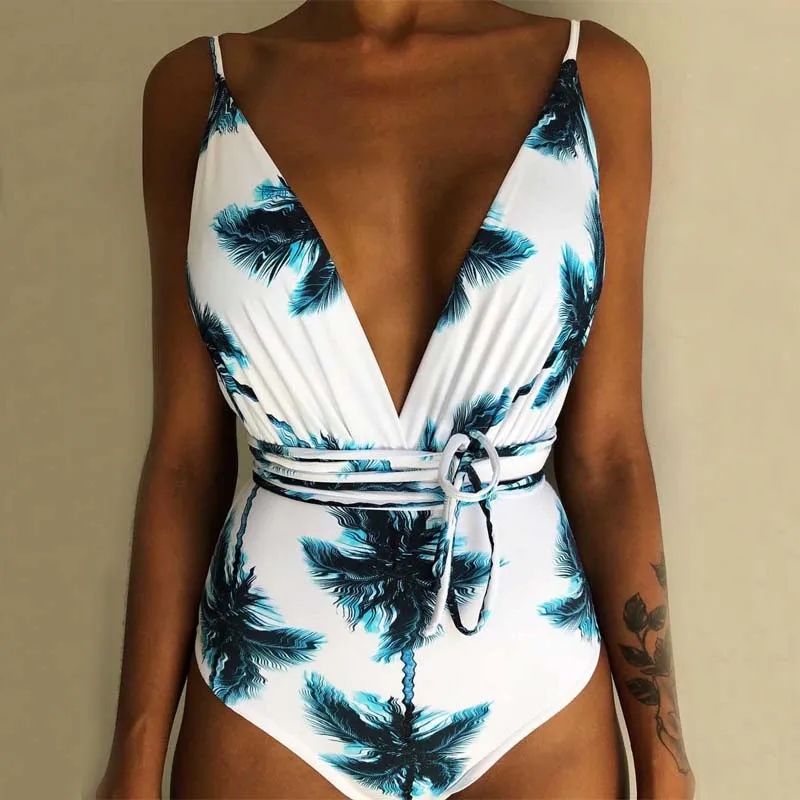 2025 One Piece Swimsuit Monokini S-XXL Plus Size Swimwear Women Badpak Maio Biquini Bikini Trikini Mujer Banador Maillot  Femme