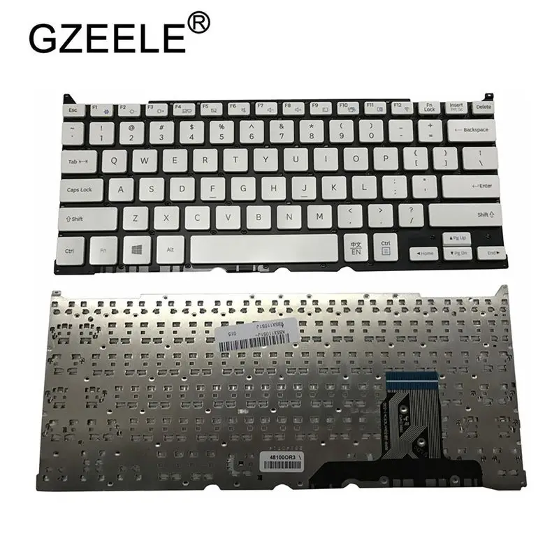 GZEELE US laptop Keyboard for Samsung NP 110S1J 110S1K NP110S1J NP110S1K white keyboard