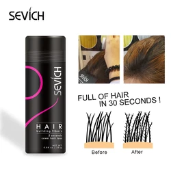 Sevich Multi-colors 25g Hair Loss Building Fiber Hair Fibers Keratin Thickening Spray Hair Building Fibers Hair Regrowth Powders