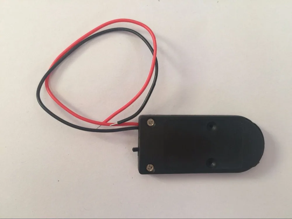 20 개 2 x 버튼 코인 셀 버튼 배터리 홀더 배터리 케이스 박스, 6V 와이어 리드 ON/OFF 스위치 2 개 CR2032 2032 버튼 셀