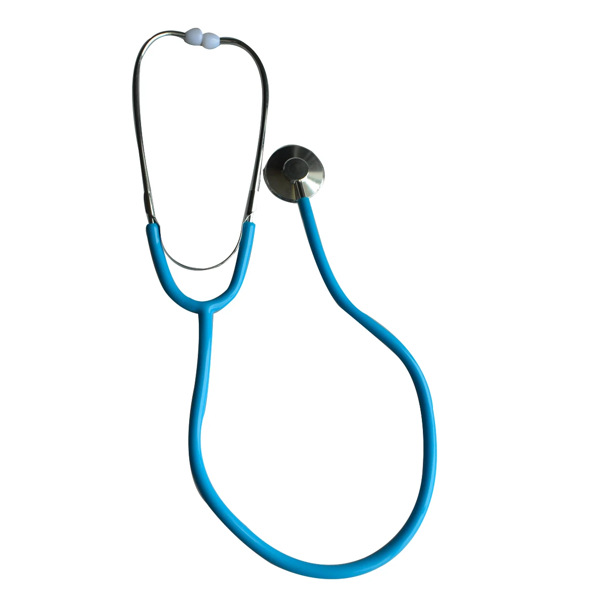 Single Head Professional Stethoscope Aluminum Echoscope With Anti-cold Ring Heart Rate Detector Color Light-Blue