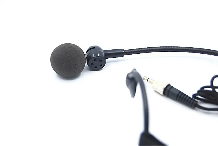 Black Color Headworn Headset ME3 Microphone Condenser  Mic For  Wireless Systems 3.5 mm Screw Lock Plug