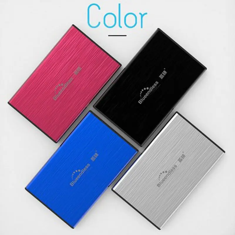 Blueendless الخارجية القرص الصلب 320GB/500gb القرص الصلب USB3.0 HDD 2.5 "hd externo 1 تيرا بايت ديسكو دورو externo لأجهزة الكمبيوتر المحمول سطح المكتب 2 تيرا بايت