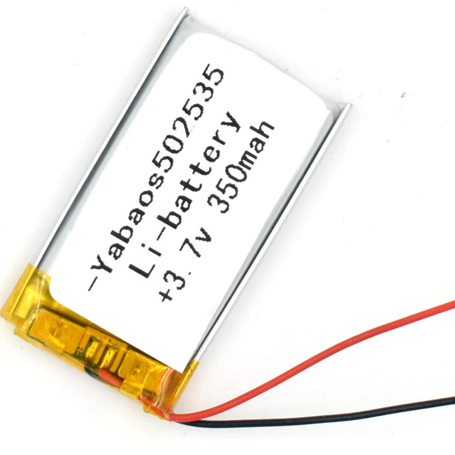 3.7V 350 mAh 502035Li-Polymer Rechargeable Battery Li Po ion LI  for GPS Bluetooth MP3 MP4 052035