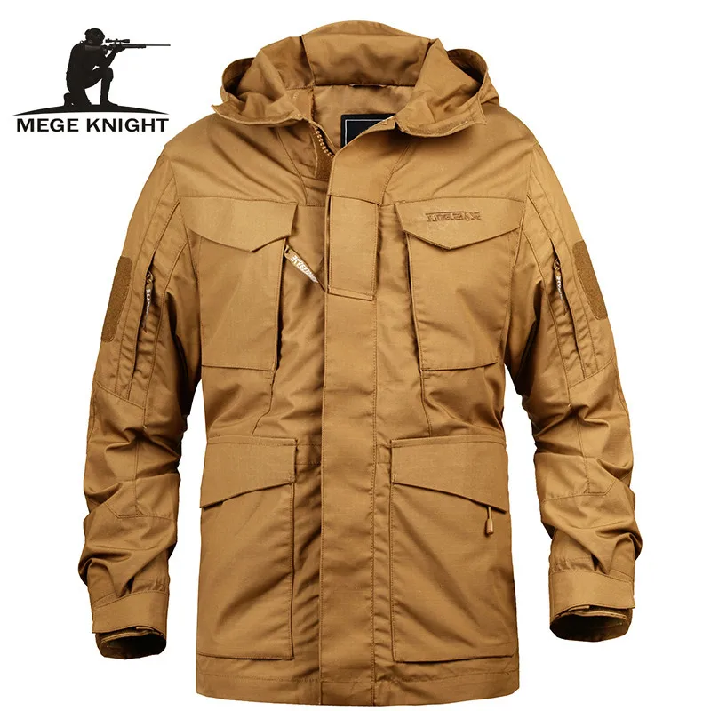 Mege uomo abbigliamento tattico US Army M65 giacca da campo militare Trench cappotti felpa con cappuccio Casaco Masculino giacca a vento jaqueta