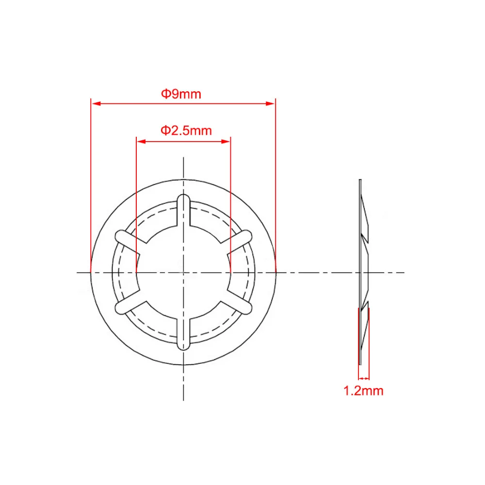 Uxcell 10 Buah/Lot Mesin Cuci Gigi Internal M3 M5 M6 M8 M10 M12 65Mn Kunci Gasket Perangkat Keras Pengencang Poros Datar Baja Pegas