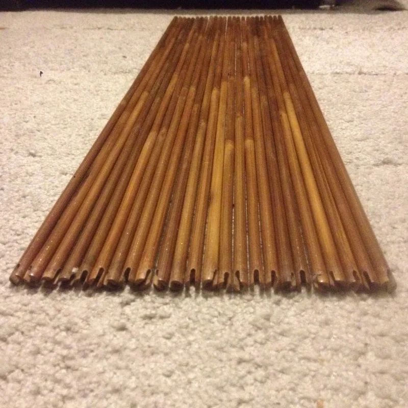 ​12Pcs 31.5/33.5Inch Natural Bamboo Arrow Shaft OD 8mm For 20-70lbs Hunting Bow DIY Bamboo Arrow Archery Bow Arrows Accessory
