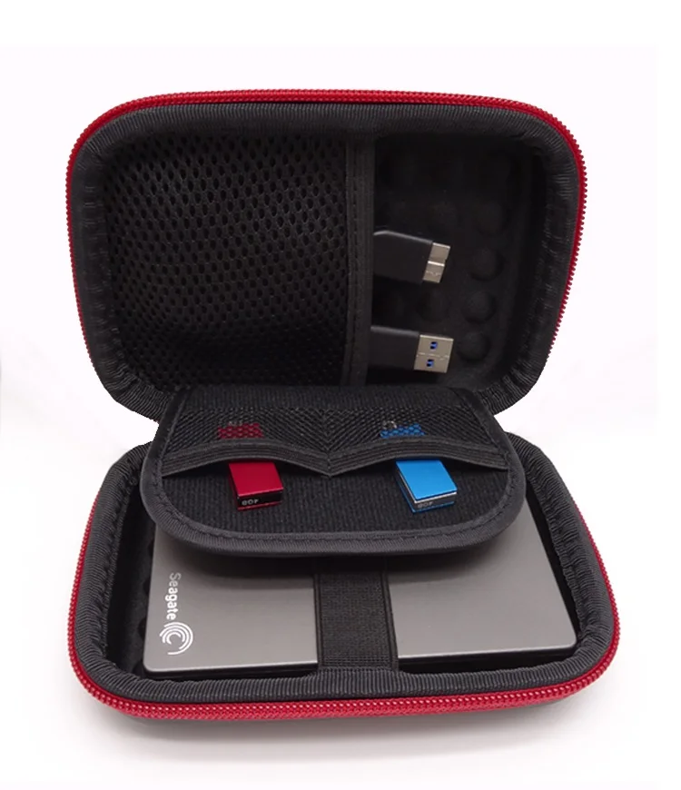 GUANHE EVA กันกระแทกกระเป๋าถือสำหรับ WD 1TB 2TB USB 3.0 ภายนอกแบบพกพา My Passport hard Drive