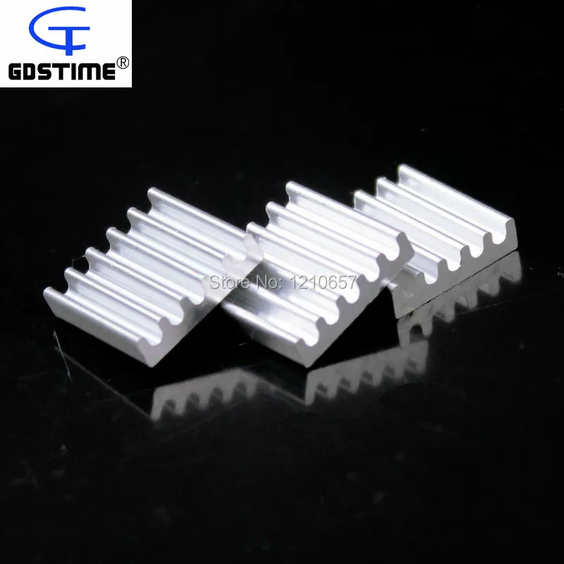 500PCS LOT 13X13X3MM Motherboard Memory Heat Sink Radiator Aluminum