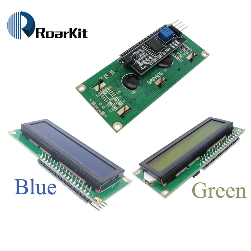 1PCS LCD module Blue screen PCF8574 IIC/I2C 1602 LCD Yellow-Green screen for Arduino UNO r3 mega2560 DIY KIT