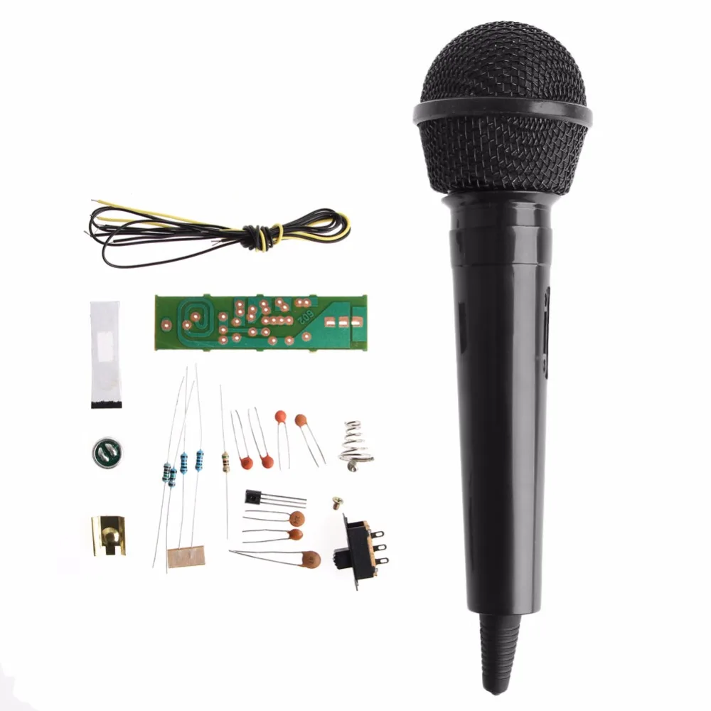 

FM Frequency Modulation Wireless Microphone Suite Electronic Teaching DIY Kits - L060 New hot