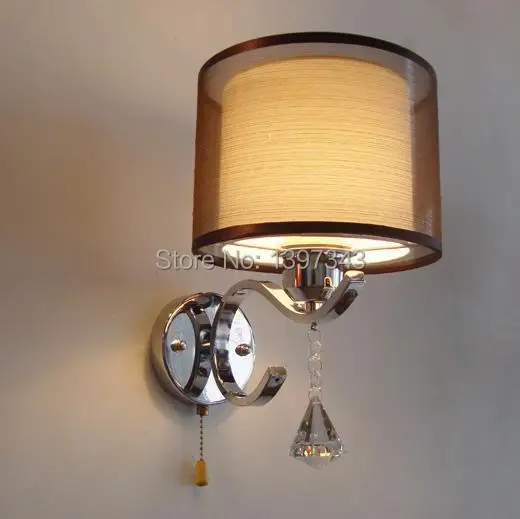 

Wonderland Modern Crystal Wall Lamp Bedside Lamps Reading Lights Simple 2015 New Hot WL-201