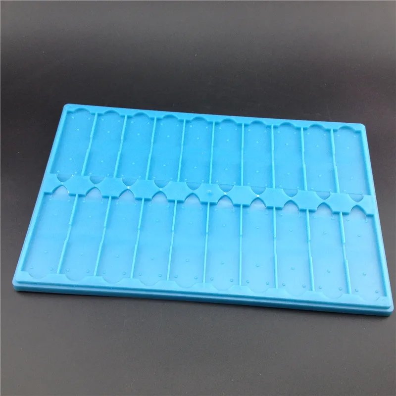 1Pc ABS Microscope Slides Drying Plate Plastic for 20 Slides Lab Supplies