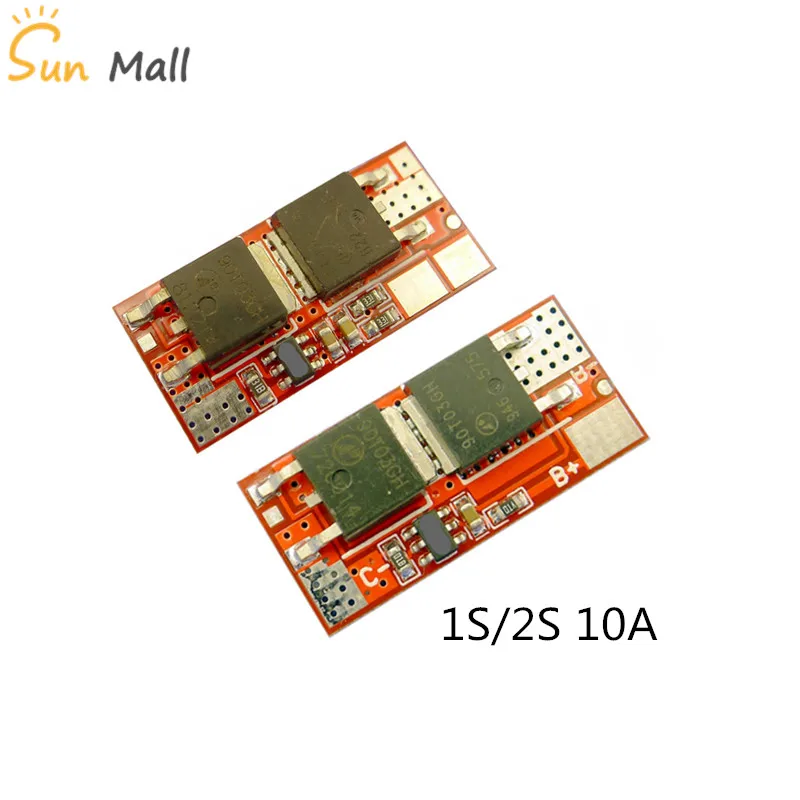 

10A 1S 2S 4,2 V PCB PCM BMS зарядное устройство зарядный модуль 18650 Li-Ion Lipo 1S 10A/2 S 10A литиевая батарея BMS Защитная печатная плата