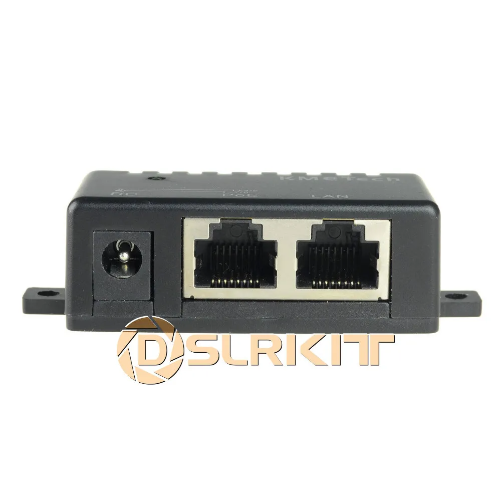 10pcs/Lot Passive PoE Injector Splitter Module Wall Mount (4,5+/7,8-) w/ 5.5*2.1mm DC