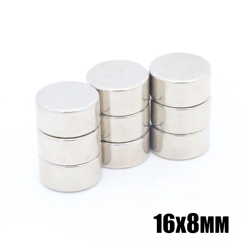 

50 pcs 16x8 mm neodymium magnets N35 small disc super magnet 16 * 8 mm strong rare earth neodymium magnet 16x8 mm