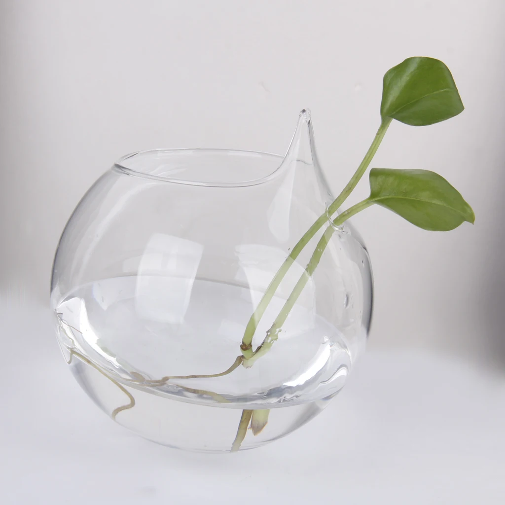 New Hot Clear Ball Shaped Glass Hanging Vase Bottle for Plant Flower Decoration Vase Pots Gift DIY Home Wedding Decor Terrarium