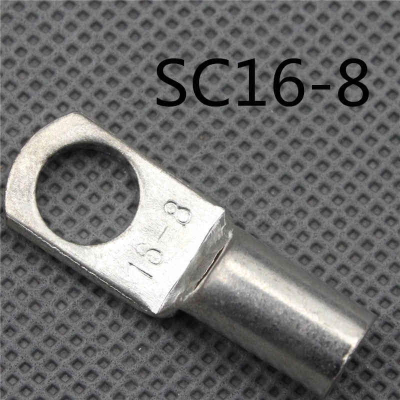 1piece SC(JGK)16-8 tinned copper cable lugs crimp type Electric power fittings equipment contact B type