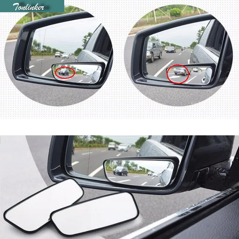 Tonlinker 2 PCS/lot car styling New ABS and glass Blind Spot Mirror wide mirror Set For All Universal Vehicles Car truck